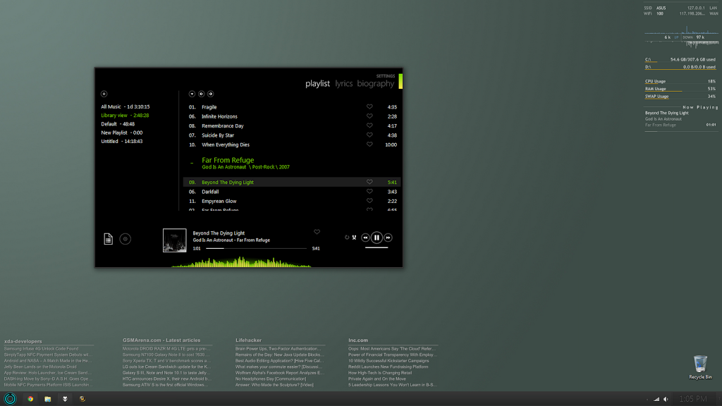 Desktop Screenshot: August 2012